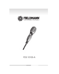 Bedienungsanleitung Fieldmann FDS 10103 Schrauber
