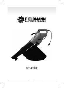 Priručnik Fieldmann FZF 4010-E Stroj za otpuhivanje listova