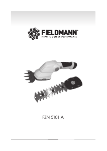 Návod Fieldmann FZN 5101-A Plotové nožnice