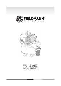 Manuál Fieldmann FVC 8510 EC Zahradní čerpadlo