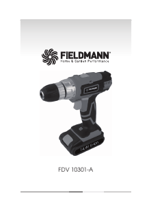 Manuál Fieldmann FDV 10301-A Akušroubovák