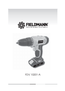 Manuál Fieldmann FDV 10201-A Akušroubovák