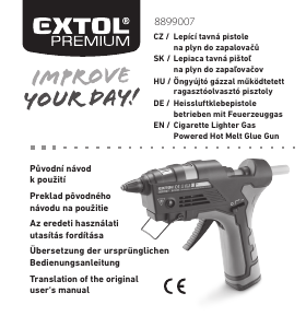 Handleiding Extol 8899007 Lijmpistool