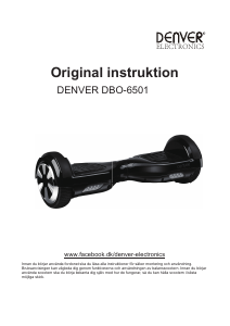 Bruksanvisning Denver DBO-6501MK2 Hoverboard