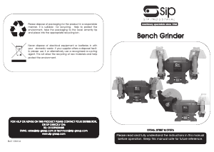 Manual SIP 07557 Bench Grinder