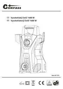 Manuál Compass 07272 Tlaková myčka