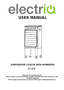 Manual ElectriQ AC60E Humidifier