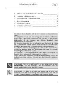 Bedienungsanleitung Gorenje GI53221X Geschirrspüler