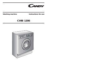 Handleiding Candy CWB 1206-80S Wasmachine