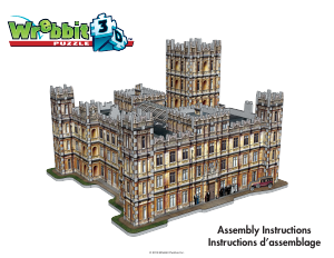 Manual Wrebbit Downton Abbey Puzzle 3D