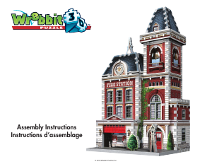 Manual de uso Wrebbit Fire Station Rompecabezas 3D