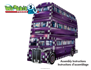 Руководство Wrebbit Knight Bus 3D паззл