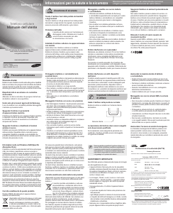 Manuale Samsung GT-E1070 Telefono cellulare