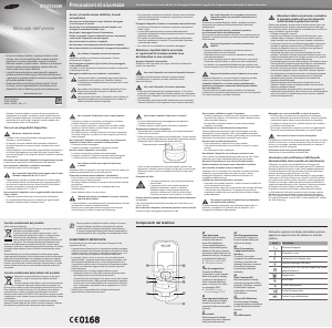Manuale Samsung GT-E1080W Telefono cellulare