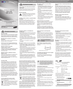 Manuale Samsung GT-S3600 Telefono cellulare