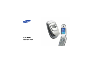 Bruksanvisning Samsung SGH-X461 Mobiltelefon