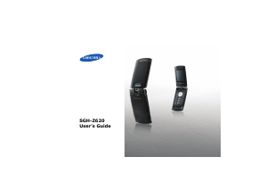 Bruksanvisning Samsung SGH-Z620 Mobiltelefon