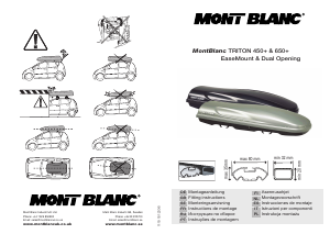 Manuale Mont Blanc Triton 450E Box da tetto