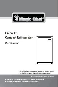 Manual Magic Chef MCAR440BE Refrigerator