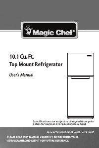 Bruksanvisning Magic Chef MCDR1000BE Kyl-frys
