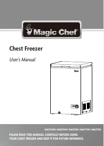 Manual Magic Chef HMCF5W4 Freezer