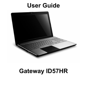 Mode d’emploi Gateway ID57H Ordinateur portable