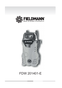 Manuál Fieldmann FDW 201401-E Tlaková myčka