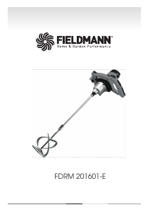 Návod Fieldmann FDRM 201601-E Miešačka cementu