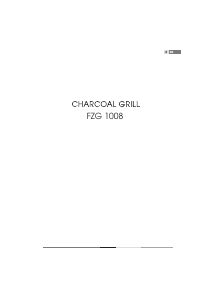 Bruksanvisning Fieldmann FZG 1008 Utegrill