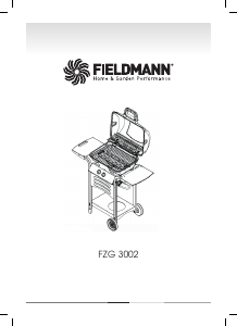 Bruksanvisning Fieldmann FZG 3002 Utegrill