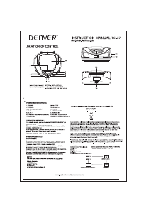 Handleiding Denver TC-27 Stereoset