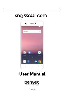 Bruksanvisning Denver SDQ-55044LGOLD Mobiltelefon