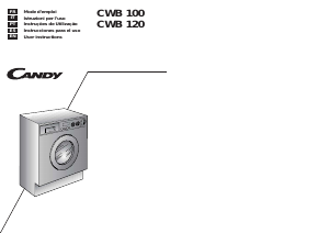 Handleiding Candy CWB 120-80 Wasmachine