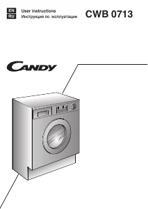 Handleiding Candy CWB 0713-07 Wasmachine