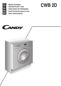 Manual Candy CWB 0862DN1-S Washing Machine