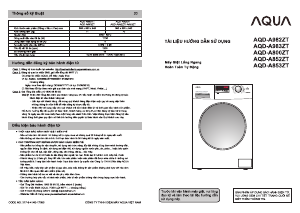 Hướng dẫn sử dụng Aqua AQD-A982ZT Máy giặt
