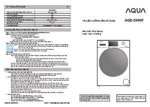 Hướng dẫn sử dụng Aqua AQD-D900F Máy giặt