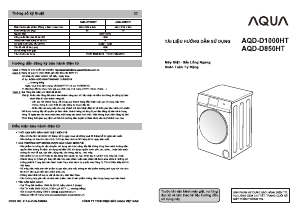 Hướng dẫn sử dụng Aqua AQD-D1000HT Máy giặt