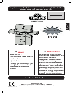 Handleiding Napoleon LEX730RSBI Barbecue