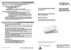 Hướng dẫn sử dụng Aqua AQA-KCHV12D Máy điều hòa không khí