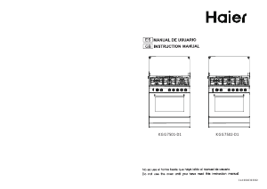 Bruksanvisning Haier KGG7502-D1 Spis