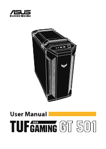 Bruksanvisning Asus TUF Gaming GT501 PC-hölje