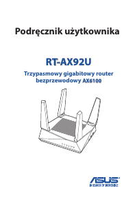 Manual Asus RT-AX92U Router