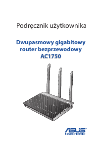 Instrukcja Asus RT-AC1750 B1 Router