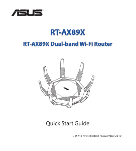 Посібник Asus RT-AX89X Маршрутизатор