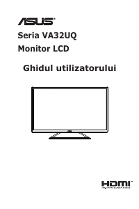 Manual Asus VA32UQ Monitor LCD