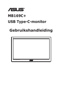 Handleiding Asus MB169C+ LCD monitor