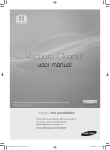 Mode d’emploi Samsung SC61G1 Aspirateur