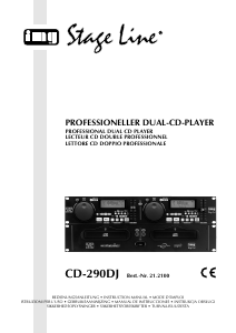 Handleiding IMG Stageline CD-290DJ CD speler