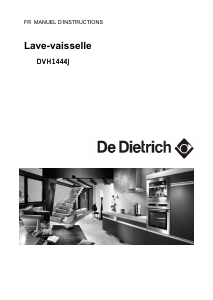 Mode d’emploi De Dietrich DVH1444J Lave-vaisselle